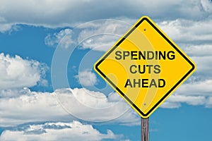 Spending Cuts Ahead Warning Sign