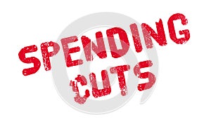 Spending Cuts rubber stamp