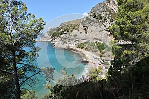 Sperlonga - Spiaggia El Sombrero dal sentiero