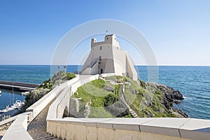 Sperlonga Truglia Tower front view.