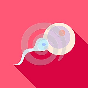 Spermie bunka a samec plodnosť ikona byt štýl 