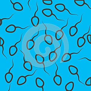 Sperm / Spermatozoa background vector