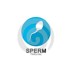 Sperm / Spermatozoa vector logo icon illustration