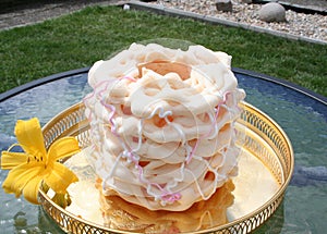Spettkaka - a special cake from Skane, the south part of Sweden,