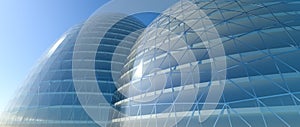 Sphere futuristic builiding photo