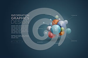 Sphere infographics