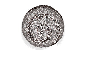 Sphere from a metal wire