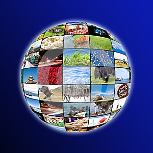 Sphere of photos