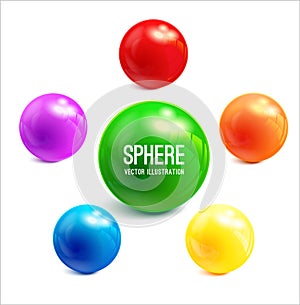 Sphere vector object.