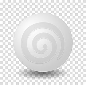 Sphere White 3D Vector Ball