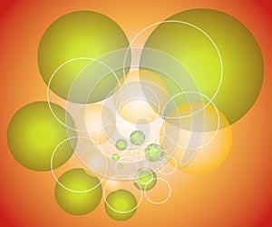 Spheres Circles Background 2