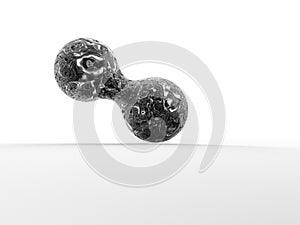 Spheres moulded together photo