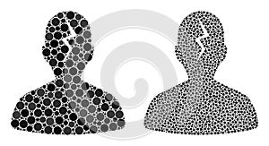 Spheric Dot Migraine Icon Collage