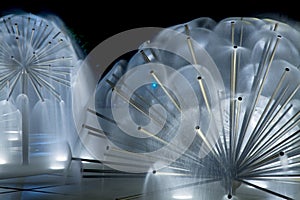 Spherical foutain feature