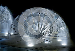 Spherical foutain feature