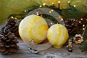 spherical Handmade candles