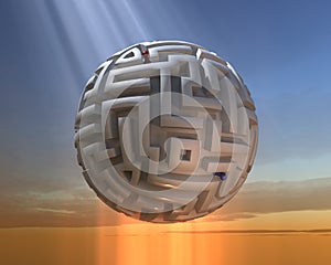 The Spherical Labyrinth