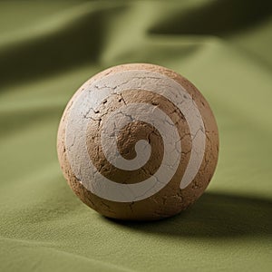 Clay or dried mud highlighting its rough texture and natural