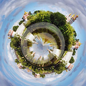 Spherical panorama Novodevichy convent