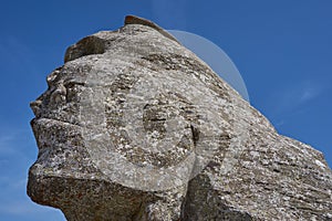 The Sphinx from Babele in Bucegi mountains Romania