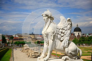 Sphinx.Belvedere,Vienna photo