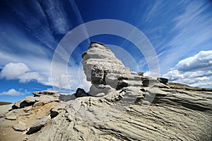 Sphinx of Bucegi in Romania