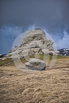 Sphinx of Bucegi in Romania