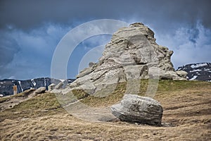 Sphinx of Bucegi in Romania