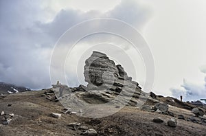 Sphinx of Bucegi in Romania