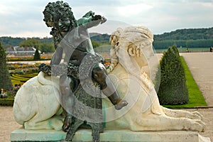 Sphinx and cupid at Versailles