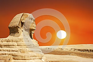 Sphinx, Giza, Cairo Egypt Travel, Sunrise, Sunset