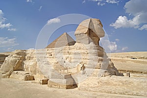 Sphinx. Giza Pyramid Complex. Africa, Egypt