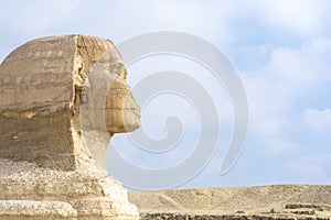 Sphinx in Giza pyramid complex, Egypt