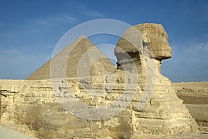 Sphinx & Great Pyramid