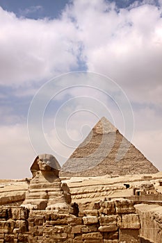 Sphinx and the Great Pyramid