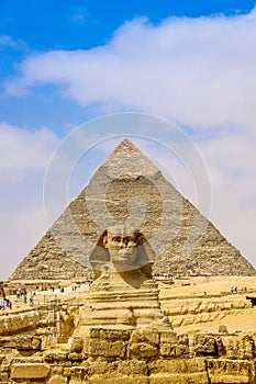 Sphinx and the Great Pyramid