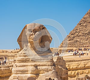 The Sphinx and the Great Pyramids of Giza