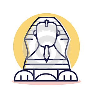 Sphinx Icon - Travel and Destination