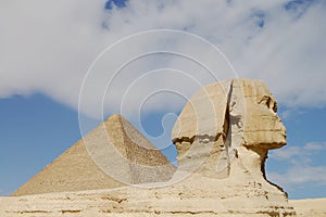 Sphinx & Khafre Pyramid - Egypt