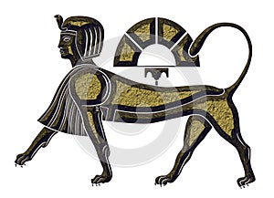 Sphinx - mythical creature of ancient Egypt