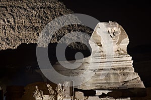Sphinx by Night - Giza Plateau