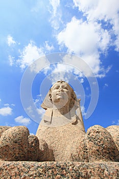 Sphinx at Pompey's pillar, Alexandria