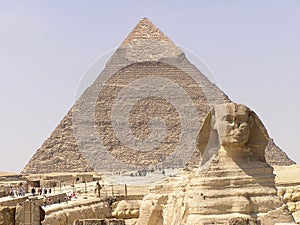 Sphinx and pyramid 2