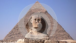 Sphinx and Pyramid. Egypt