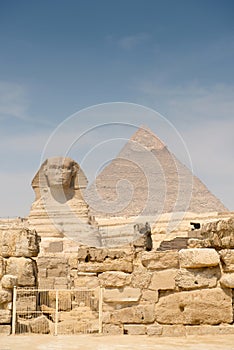 The Sphinx and Pyramid of Khafre