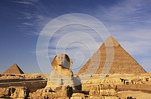 The Sphinx and Pyramid of Khafre, Cairo