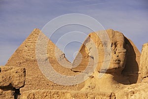 The Sphinx and Pyramid of Khafre, Cairo