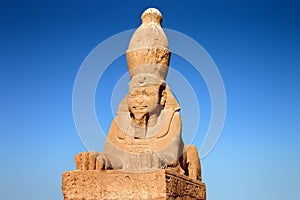 Sphinx of Ramesses ll from his Wadi es-Sebua temple Egypt