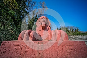 Sphinx sculpture in Crystal Palace Park