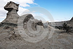 the sphinx (sphinx). Ischigualasto Provincial Park moon valley -jurasic park,The natural park located in the